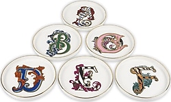 Mikasa Moor Alfabet 20 cm 6'lı Pasta Tabağı