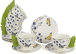 Mikasa Moor Butterfly Lovers 120 cc 6 Kişilik Fincan Takımı