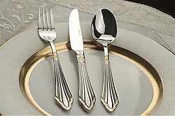 Mikasa Moor Nova Gold 90 Parça 12 Kişilik Çatal Kaşık Bıçak Takımı