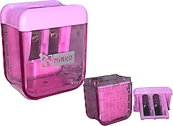 Mikro MK-2027 Çift Gözlü Labirentli Kalemtıraş