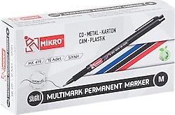 Mikro MK-419 M 12'li Asetat Kalemi