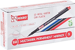 Mikro MK-419 S 12'li Asetat Kalemi