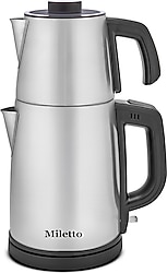 Miletto MT20 Gri 2000 W Çelik Çay Makinesi