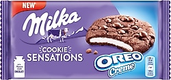 Milka Cookie Sensations Oreo Creme Bisküvi Parçalı Çikolata 156 gr