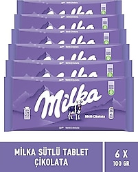 Milka Sütlü Çikolata 6x80 gr