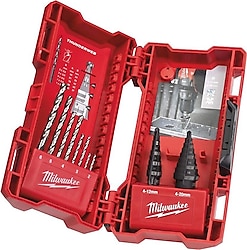 Milwaukee T48899350 Kademeli Kombo Matkap Ucu Seti