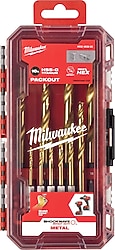 Milwaukee 4932493865 HSS-G Tin 10 Parça Metal Matkap Ucu