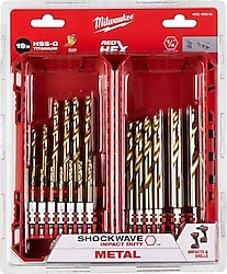 Milwaukee 4932493866 19 Parça Metal Hex Girişli Matkap Ucu