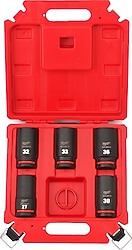 Milwaukee 4932498750 3/4 inç 5 Parça Derin Lokma Seti
