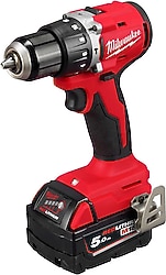 Milwaukee M18 BLPDRC-502C Çift Akülü 5 Ah Darbeli Matkap