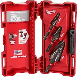 Milwaukee T48899266 Kademeli 3 Parça Matkap Ucu Setİ