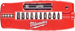 Milwaukee T4932430910 Tornavida + Kablo Sıyırma 12 Parça Bits Uç Seti
