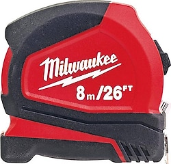 Milwaukee T4932459596 Pro Kompakt 8 m Şerit Metre