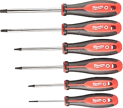 Milwaukee T4932471809 Tri-Lobe 6 Parça Torx Tornavida Seti