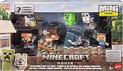 Minecraft Overworld Battle 7'li Aksiyon Figür Seti JFM37