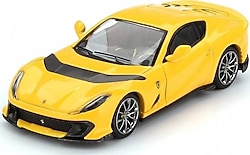 Mini GT BBRFER64008 BBR Ferrari 812 Competizione Giallo Modena 1:64 Model Araba