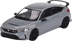 Mini GT MGT00659 1:64 Honda Civic Type R Sonic Gray Pearl 2023 Model Araba