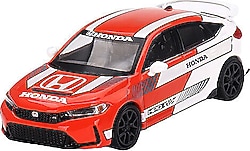 Mini GT MGT00686 Honda Civic TYPE R 2023 Pace Car Red 1:64 Model Araba
