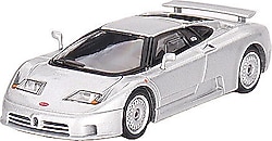 Mini GT MGT00704 Bugatti EB110 GT Grigio Chiaro 1:64 Model Araba