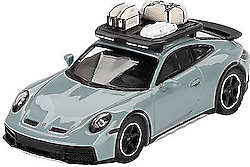 Mini GT MGT00780 Porsche 911 Dakar Shade Green Metallic 1:64 Model Araba