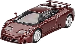 Mini GT MGT00806 Bugatti EB110 GT Dark Red Metallic Model Araba