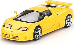 Mini GT MGT00866 Bugatti EB110 Super Sport Giallo Bugatti 1:64 Model Araba