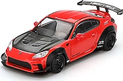 Mini GT MGT00885-BL Toyota GR86 LB Nation Red Model Araba