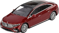 Mini GT MGT00970 Mercedes-Benz EQS 580 4MATIC Red Metallic 1:64 Model Araba