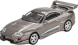 Mini GT MGT00978 Toyota Supra VeilSide Combat V-II Combat Grey 1:64 Model Araba