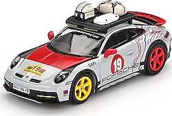 Mini GT MGT01068-BL Porsche 911 Dakar Uncle Rally 1:64 Model Araba