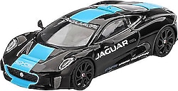 Mini GT MGT01070 Jaguar C-X75 Black 1:64 Model Araba