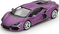 Mini GT MGT01121-BL Lamborghini Revuelto Viola 30th Matte 1:64 Model Araba