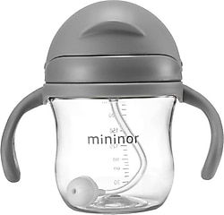 Mininor Tritan Grey Seal Alıştırma Bardağı 220 ml