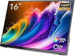 Minix SF16T 16" WUXGA IPS 60 Hz Dokunmatik Taşınabilir Monitör