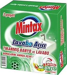 Mintax Lavabo Açıcı 3x70 gr
