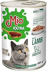 Mio Extra Kuzu Etli 400 gr Yetişkin Konserve Kedi Maması