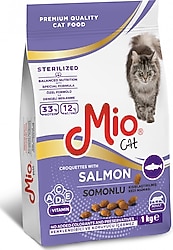 Mio Kısırlaştırılmış Somonlu 1 kg Yetişkin Kedi Maması