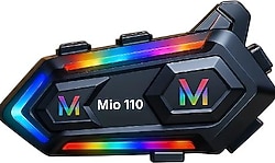 Mioji Mio 110 RGB 1000 mAh Bluetooth Intercom