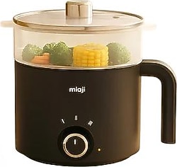 Mioji Mioji Mio EP35 600 W Siyah Buharlı Pişirici