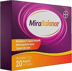 Mirabalance Probiyotik 20 Kapsül