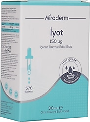 Miraderm İyot 150 mcg 30 ml Damla