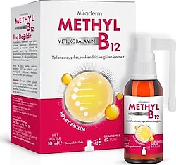 Miraderm Methyl B12 10 ml Sprey 10 ml
