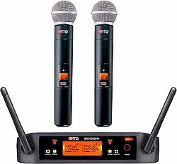 Mito WM-9002 HH Kablosuz Çift El Mikrofon