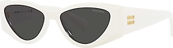 Miu Miu 06YS 1425S0 White-Dark Grey Kadın Güneş Gözlüğü