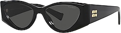 Miu Miu 06YS 1AB5S0 Black-Dark Grey Kadın Güneş Gözlüğü