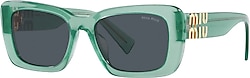 Miu Miu 07YS 19L09T Opal Anise-Dark Grey Kadın Güneş Gözlüğü