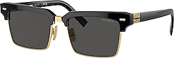Miu Miu 10ZS 1AB5S0 Black-Dark Grey Kadın Güneş Gözlüğü