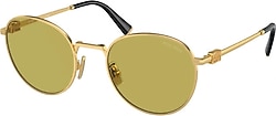 Miu Miu 55ZS 5AK07O Olive Green-Gold Kadın Güneş Gözlüğü