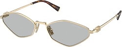 Miu Miu 56ZS ZVN50K Pale Gold-Light Grey Kadın Güneş Gözlüğü