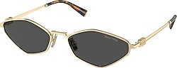 Miu Miu 56ZS ZVN5S0 Pale Gold-Dark Grey Kadın Güneş Gözlüğü